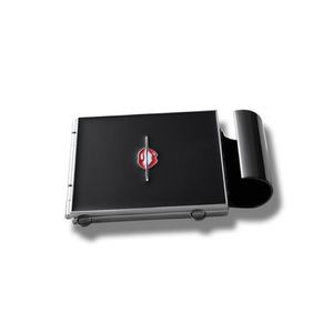 Innovative Design Customized Black <b>Rectangle</b> Soft Enamel Metal Portable Double Sided Makeup <b>Mirror</b> - Product Image 1