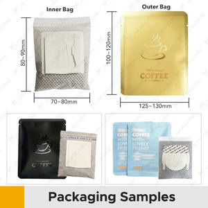 自动过滤挂耳咖啡袋包装10g滴咖啡粉小袋包装机带外袋 - Product Image 2