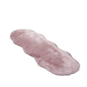 Shengxi Faux Fur Rug Oval Animal Print Non-Slip Modern Area Rug For Living Room <b>Sofa</b> Chair <b>Floor</b> Mat - Product Image 5