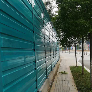 Panneaux de brise-vent acoustiques modernes de style contemporain Hbei Sanju pour autoroute, barrière anti-bruit, clôture acoustique extérieure résistante à l'eau - Product Image 1