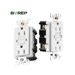 Toma de Corriente Eléctrica GFCI/GFI Residencial Barep con Certificación NEC UL, 15A 125V WR, Autoprueba, 15 Amperios - Product Image 1