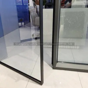 עיצוב מודרני חלונות ודלתות אלומיניום חלון שקופיות זכוכית מינימליסטי חלונות אירופאיים פרופילי אלומיניום לדלת זכוכית