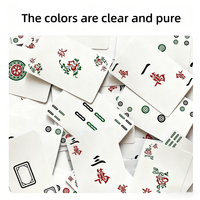 Cartes de Mahjong Américaines Personnalisées en Gros – Jeu de Cartes de Mahjong en Papier Multijoueur avec Boîte Métallique – Vente Chaude