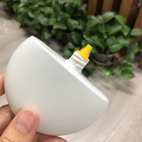 Couleur personnalisée/Logo 50ml rond vide Squeeze crème solaire/flacons de crème pour les mains emballage cosmétique avec bouchon
