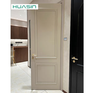 أبواب خشبية صلبة مخصصة من هواسين للحمامات والمداخل - تصميم عصري مع ضمان 5 سنوات، حلول بناء سكنية - Product Image 2