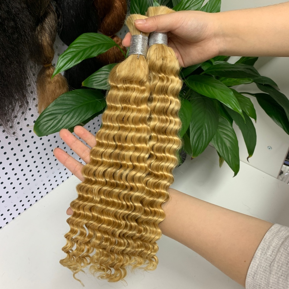 Vast Hair Workshop Craft Detail 5 for KAMA 100% Human Hair Extensions Curly Boho Braids Bulk Human Hair Bundles for Black Women