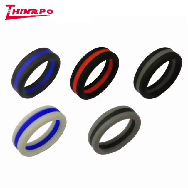 Wedding Supplies Healthy New Style Design Silicone Bands Soft Silicone Rubber Finger Rings for Men and Women