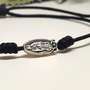 Bracelet ajustable fait main avec breloque Vierge <span class=keywords><strong>de</strong></span> Guadalupe, bijoux chrétiens personnalisés pour femmes et hommes - Product Image 4