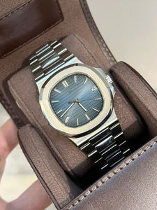 Montre de sport à bracelet intégré de luxe pour homme, automatique, acier inoxydable, lunette octogonale arrondie, cristal saphir, étanche - Product Image 6