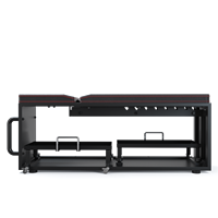 SNODE Caja de Fitness 4 en 1, Banco de Pesas Ajustable, Plataforma Pliométrica Aeróbica, Equipo de Entrenamiento de Fuerza para Todo el Cuerpo para Gimnasio en Casa