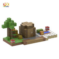 Briques de construction en plastique 3D innovantes de 2,0 cm, ensemble de puzzles magnétiques personnalisés, jouet éducatif multicolore certifié CE pour