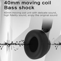 Mendukung Kartu SD HiFi Stereo Headset Earphone V5.0 Portabel Dilipat Olahraga Earphone Nirkabel dengan Mikrofon
