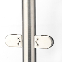 Balustrade, main courante, poteau et colonne d'escalier décoratifs modernes en acier inoxydable poli miroir pour extérieur et intérieur BNS
