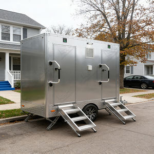 Remolque de Baños Móviles, Sistema de Saneamiento Modular, Ecológico, Duradero, Fácil Instalación para Eventos al Aire Libre y Emergencias - Product Image 4