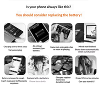BLP673 untuk OP PO A5/A3S/A5S/A7/A8/Realme 2/A31/A12 Baterai Isi Ulang, Pengganti Baterai Ponsel untuk Baterai Digital OPPO