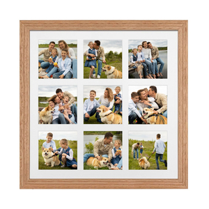 Úc Bán hàng nóng thanh lịch Victorian tro sồi tự nhiên vuông cắt dán gỗ khung ảnh - Product Image 2