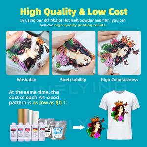 Impresora DTF Digital de Doble Cabezal I1600 con Ciclo de Tinta Blanca para Camisetas, Stock Local en EE. UU. - Product Image 4