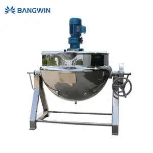 commercial boilers meat cooking kettle tilting steam jacketed kettle