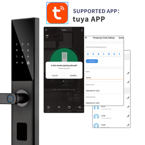 Cerradura Inteligente para Puerta Z12, Seguridad para el Hogar, WiFi, Digital, Biométrica, Código, Tarjeta RFID IC, Huella Dactilar, Compatible con Tuya Smart - Product Image 6