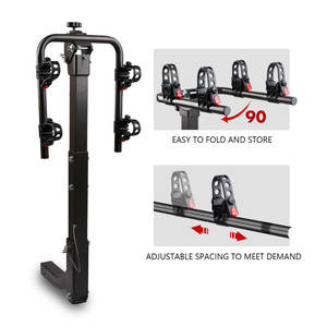 Usine directe vente entière fer acier fait <span class=keywords><strong>4</strong></span>-<span class=keywords><strong>vélos</strong></span> pliant <span class=keywords><strong>porte</strong></span>-<span class=keywords><strong>vélo</strong></span> <span class=keywords><strong>attelage</strong></span> montage arrière <span class=keywords><strong>porte</strong></span>-<span class=keywords><strong>vélo</strong></span> pour voitures - Product Image 2