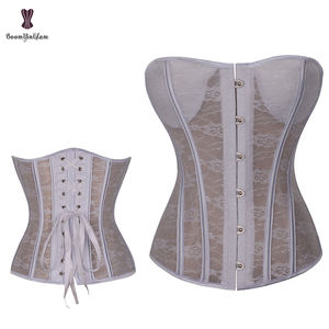 Kadınlar toptan yaz örgü kısa korse hafif ve ince nefes büstiyer ağır bel eğitim Cincher şekillendirici - Product Image 3