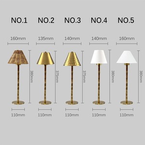 Moderna Lampada da Tavolo Popolare Minimalista in Bambù <span class=keywords><strong>Senza</strong></span> <span class=keywords><strong>Fili</strong></span> Ricaricabile in Stile Nordico per Ristorante Hotel Soggiorno - Product Image 5