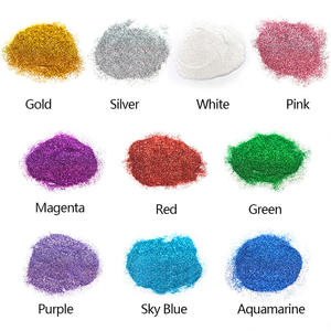 ผงแวววาวละเอียดพิเศษแบบโฮโลแกรมสำหรับทำจากเรซิ่นแบบพกพาผงแวววาวละเอียดพิเศษสำหรับทำเล็บเทียนงานฝีมือกากเพชรสีเงิน - Product Image 2