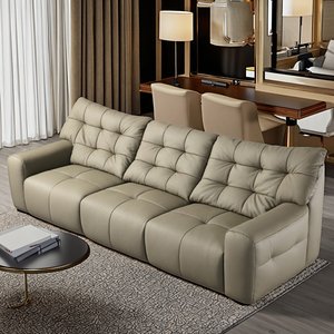 أريكة كهربائية ذكية قابلة للطي وحدات مسرح منزلي متعددة الأغراض قابلة للطي جلد أخضر قابل للطي من Moden - Product Image 2