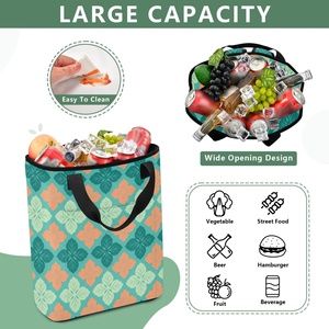 36 Can Custom Print Cooler Backpack Beach Tote Flower Travel Outdoor Leakproof Insulated Backpack Cooler Bag with Wide Open - Product Image 4