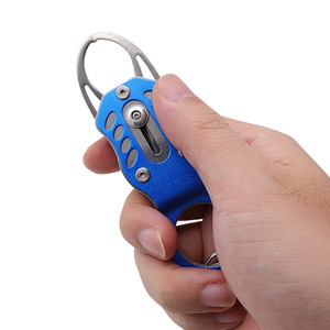 Fishing Plier Stainless Steel Portable Multi Function Hook Remover Fish Control Tool With Carabiner And Spring Cord - Product Image 2