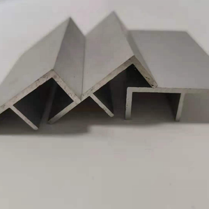 Diretta della fabbrica di alluminio <span class=keywords><strong>6063</strong></span> <span class=keywords><strong>t5</strong></span> personalizzato sezione f estrusione di alluminio per mobili o di vetro canale - Product Image 4