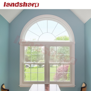 Finestre a battente francesi Landsharp a doppio vetro con taglio termico in alluminio, finestra ad arco, <span class=keywords><strong>porta</strong></span> in vetro per uso domestico - Product Image 4