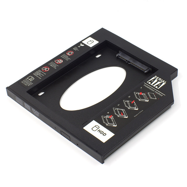 SATA3 hard drive solid-state SSD plastic bracket 12.7/9.5mm notebook optical drive bay bracket 2.5-inch