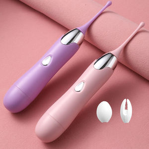Tongkat Getar Silikon Isi Ulang - Getaran Multi-kecepatan Kepala Fleksibel Vibrator Klitoris Silikon Produk Dewasa - Product Image 3