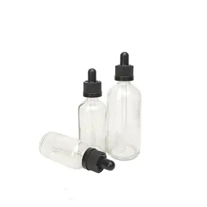 Wholesale Empty Skin Card Bottle 30ml 50ml Luxury Essential Serum Oil Glass Dropper Bottle