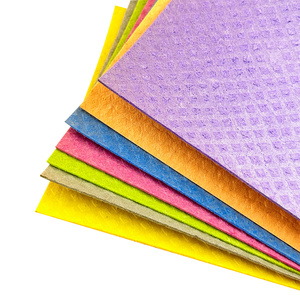 Linge à vaisselle en coton cellulosique réutilisable écologique Logo personnalisé torchons suédois utilisation dans la cuisine verres en verre application domestique - Product Image 1