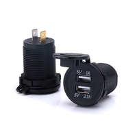 Modificación de motocicleta de coche con Interruptor táctil 3,1 cargador de coche teléfono móvil iPad Dispositivo de coche carga Usb tomar enchufe eléctrico