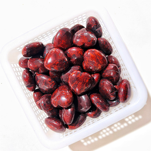 Piedras Curativas de Cristal al por Mayor, Productos Espirituales, Aventurina, Lapislázuli, <span class=keywords><strong>Jaspe</strong></span> Oriental, Mini Corazón de 3 cm para Regalo - Product Image 3