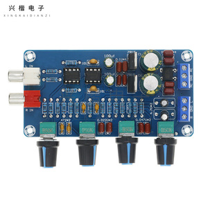 บอร์ดปรีแอมป์เสียง Xingkai Electronics XH-M164 NE5532 พร้อมปุ่มควบคุมระดับเสียง 4 ปุ่ม ช่องต่อ RCA สำหรับงาน DIY โครงการเสียง - Product Image 4