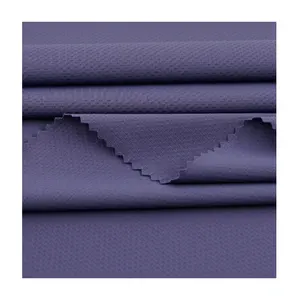 Sportswear Clothing Material 84 Nylon 16 Spandex High Stretch Butterfly Shape Bird Eye Mesh Fabric For Yoga Shirt