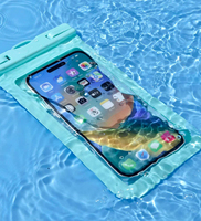 Sac étanche universel pour téléphone portable en PVC transparent avec écran tactile, IPX8, pour la natation, la plongée sous-marine
