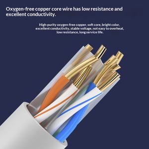 <span class=keywords><strong>Cable</strong></span> de Red de Par Trenzado Gigabit CAT6E de Doble Blindaje, 8 Núcleos, Cobre Libre de Oxígeno, 300 <span class=keywords><strong>Metros</strong></span>, -<span class=keywords><strong>30</strong></span>°C a 50°C, Marca Chuan Jun - Product Image 4