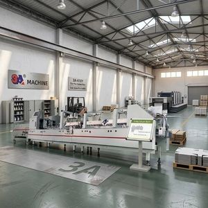 Máquina Plegadora y Encoladora Automática de Cajas de Una Cara Tipo 3A-650Y con Accionamiento Eléctrico para Embalaje de Madera - Product Image 2