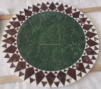 Table en marbre à motifs de médaillon pour restaurant, hall d'entrée, couloir, revêtement de sol, projet de conception de motifs de carreaux
