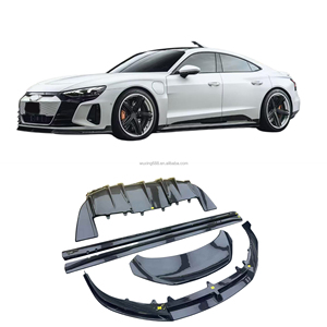 Alerón Difusor Lateral Delantero de Fibra de Carbono para <span class=keywords><strong>Audi</strong></span> ETron GT, Kit de Carrocería Estilo FD para ETron GT - Product Image 1