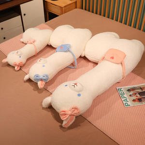 2025 grand <span class=keywords><strong>lit</strong></span> en peluche jouet mignon jeter animal en peluche étreignant oreiller kawaii alpaga oreiller voyage long oreiller en peluche - Product Image 4