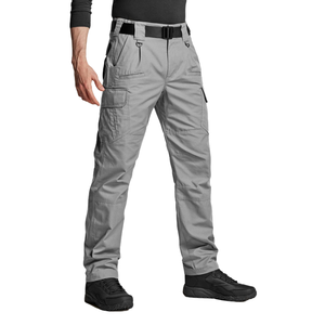 Pantalones Cargo Personalizables para Hombre, Corte Recto, Múltiples Bolsillos, Secado Rápido, Estilo Workwear, Cierre de Cremallera de Alta Calidad - Product Image 1