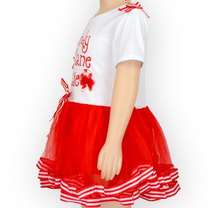 Vestido de Ballet Personalizado con Diseño de Bastón de Caramelo Navideño para Bebés Niñas, Hermosas Faldas de Ballet, Ropa de Danza - Product Image 3