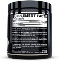 Créatine monohydrate en poudre 500g micronisée en vrac, sans arôme, pure, complément nutritionnel sportif, musculation, force, énergie