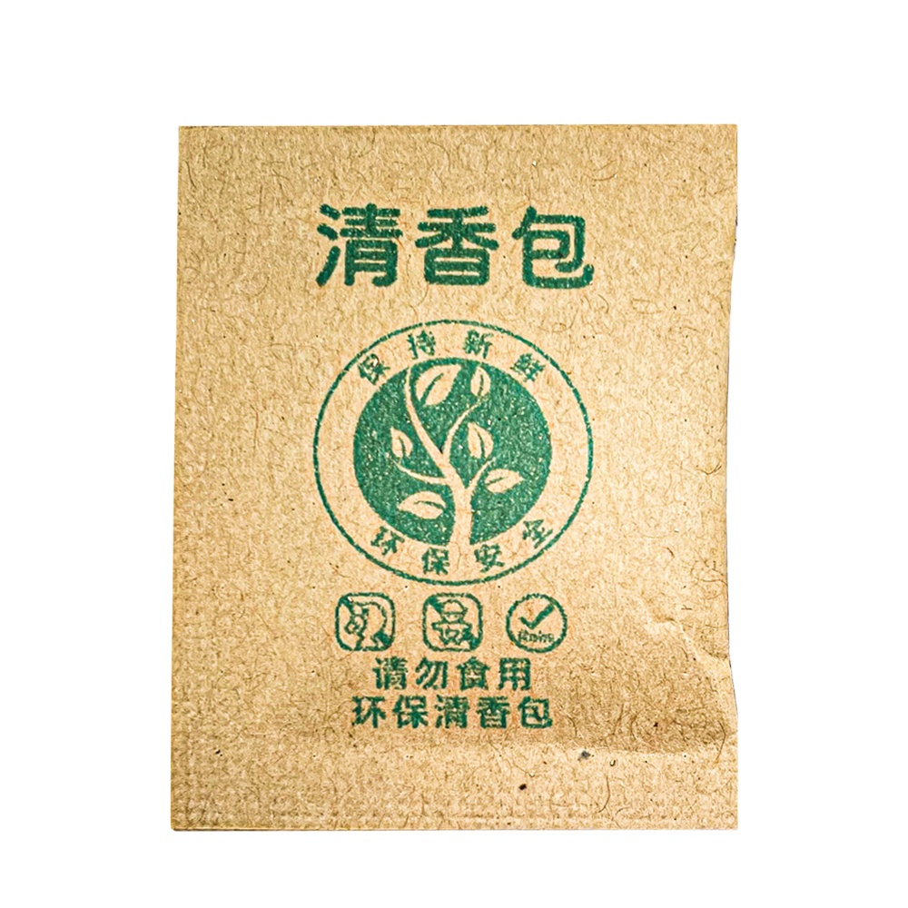 2 in 1 aroma bustine di vermiculite carta kraft monouso profumo sacchetto di limone zeolite diseccante grande produttore di cina